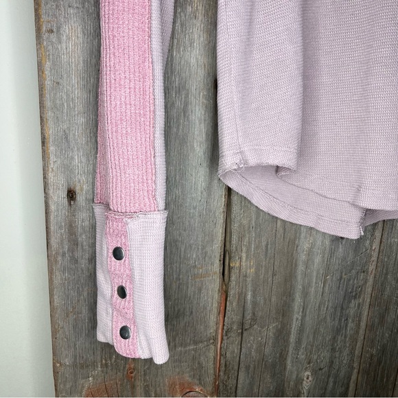 Free People We the Free Tasha Long Sleeve Thermal Top in Daytime Fireworks Small - Picture 5 of 14